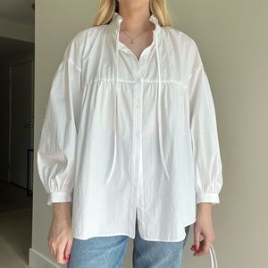 Zara White blouse